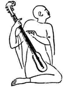 Instrumento egipcio, 1700 a 1200 años A.C.
